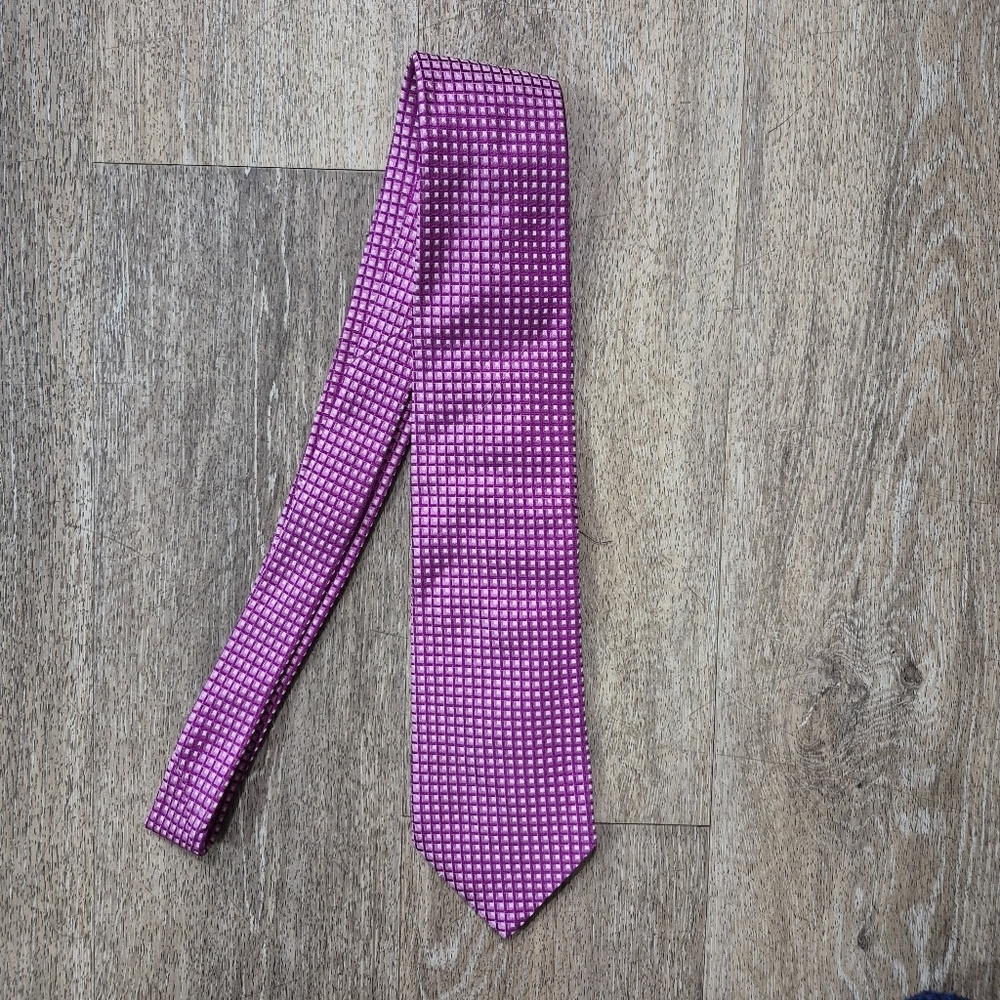 Boss‎ Pink Patterned Men's Tie
